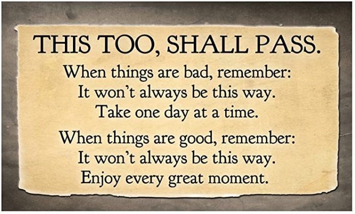 This too, shall pass quote