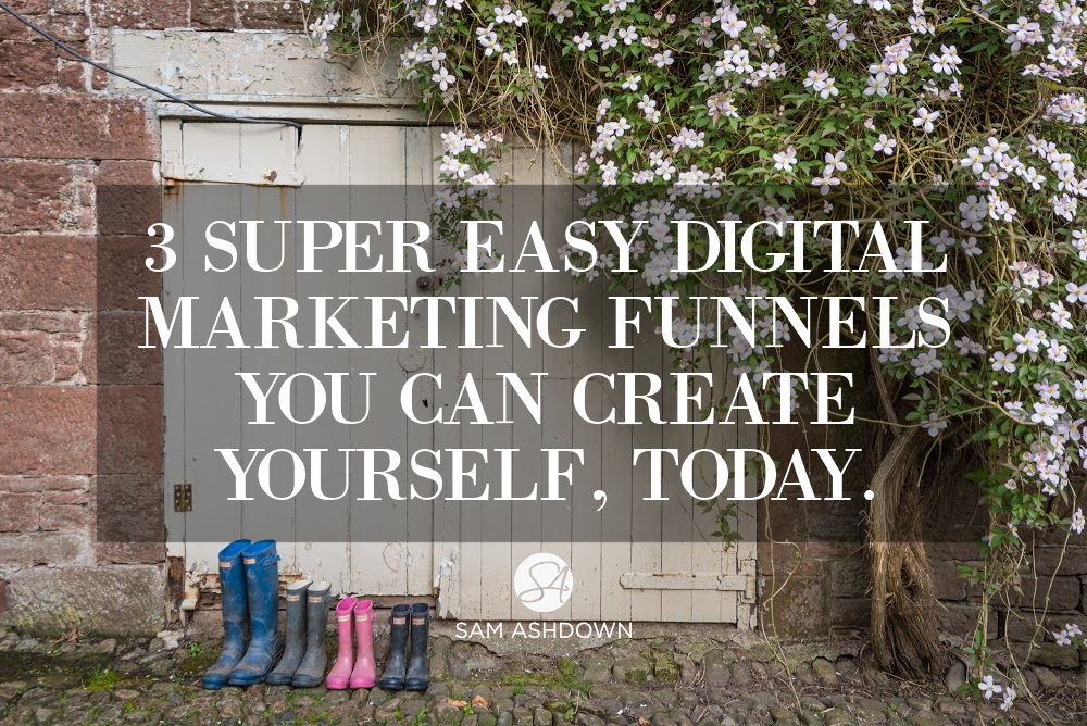 3 Super Easy Digital Marketing Funnels you can Create Yourself, Today. blogpost for estate agents by Sam Ashdown