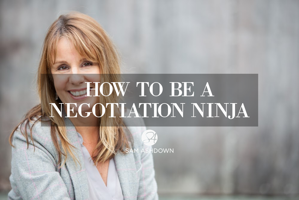 How to be a negotiation ninja blogpost for estate agents by Sam Ashdown