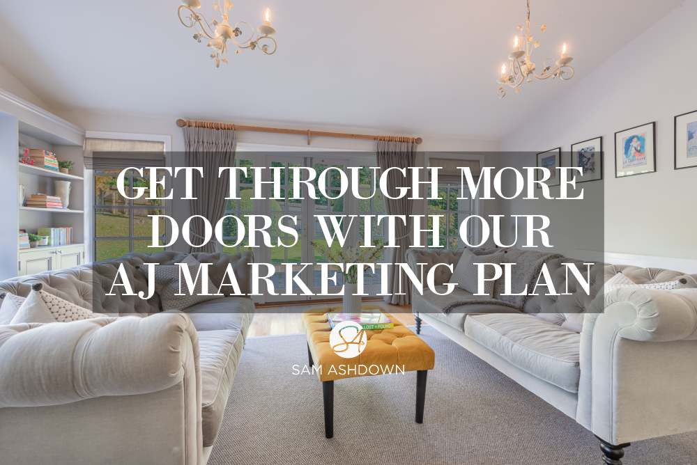 Get through more doors with our AJ Marketing Plan blogpost for estate agents by Sam Ashdown