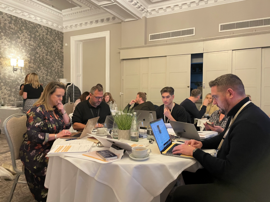 Phil lending a hand to help answer those tricky planning questions on our recent Annual Planning event with our AJ Masterminders in Windermere